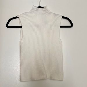 NWT Zara Ribbed Knit Turtleneck Tank
